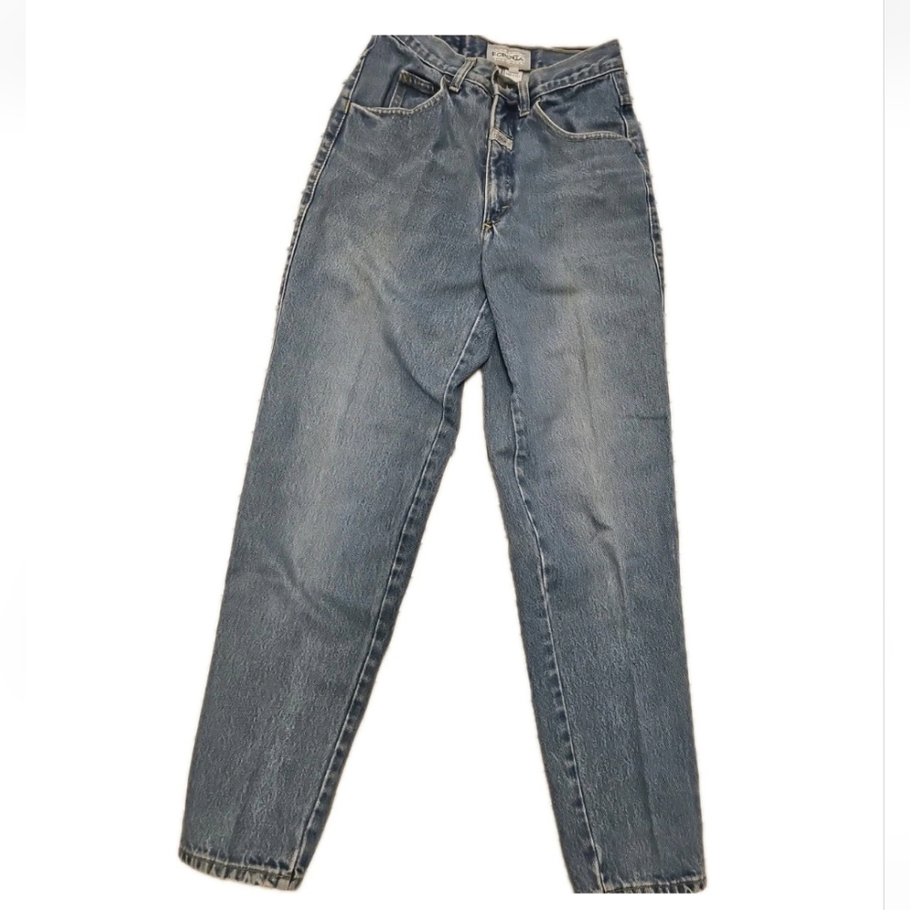 VTG 90s Forenza Jeans Women's Tapered Stone Wash Mom jeans size 6